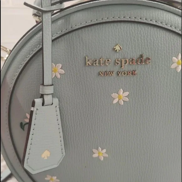 KATE SPADE TRAVELER EMBROIDERED CANTEEN CROSSBODY APHRODITE K6933 NWT $339